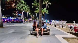 Beach Road in the evening on monday - Pattaya (october 7, 2024)