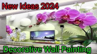 50 Modern Decorative Wall Painting Ideas 2024 || Accent Wall Paint Designs || Wall Painting Tutorial