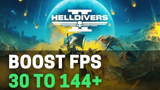 BEST PC Settings for Hell Divers 2! (Maximize FPS & Visibility)