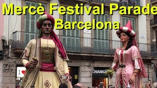 Barcelona Merce Festival opening Parade