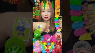 Fun and tasty candy 😍 ASMR unboxing and enjoying sweets #shorts