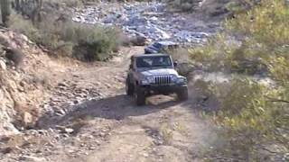 Jeep Wrangler at New River Canyon