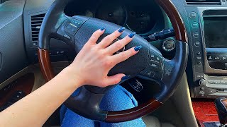 ASMR Inside My Car (SCRATCHING ONLY) 🚙 Long Nails & No Talking 💅 POV Lexus Triggers & Tingles