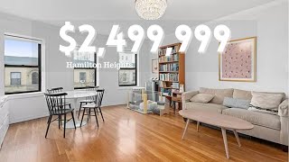 Inside a $2,499,999 Hamilton Heights, NYC Townhouse | 8 Beds, 6 Baths, Fireplace, Balcony & Garden