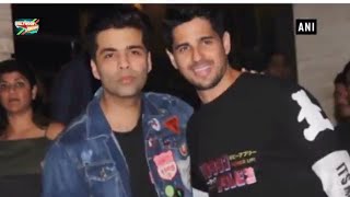 Sidharth Malhotra Celebrates 33rd Birthday With Mentor Karan Johar