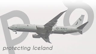 MILITARY ICELAND // Boeing P-8 "Poseidon" approaching Keflavík Air Base