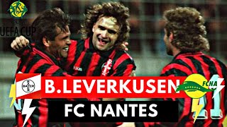 Bayer Leverkusen vs Nantes 5-1 All Goals & Highlights ( 1995 UEFA Cup )