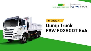 Highlight: Dump Truck FAW FD290DT 6x4 Euro 5