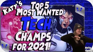 Top 5 Tech Champs for 2021! Marvel Contest of Champions