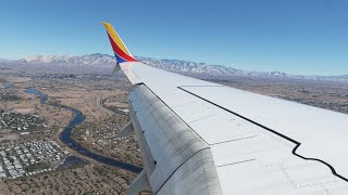 MSFS 2020 – Full Flight – Southwest Airlines – Boeing 737-752 – LAS-TUS – SWA376 – IFS Ep. 3