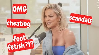 ALL THE TEA KHLOE KARDASHIAN SPILLED ON THE NOT SKINNY BUT NOT FAT PODCAST