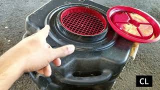 Best Car Oil Change Drain Pan and Waste Storage Easy Clean-up 15 Quart