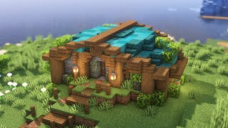 Minecraft | How to Build a Rounded Hobbit Hole House