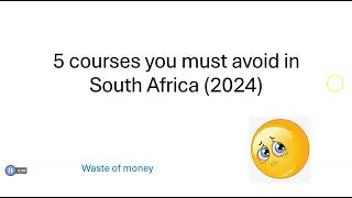 5 Degrees you must avoid doing in South Africa (2024)