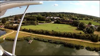 Durafly Tundra V2 on floats - aerial video