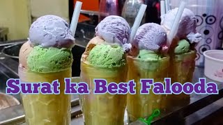 Fully Loaded Faluda with 4 Scoop Ice-cream | Super fastest Falooda Making Recipe | Surat street food