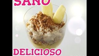 Compota de Manzana y avena Tentempié SALUDABLE!!