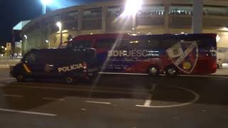 Ambiente bronco en La Romareda. Real Zaragoza-Huesca. Noviembre 2023