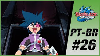 BEYBLADE VFORCE PT-BR EPISÓDIO 26: O CIBER DRAGOON ASSUME O CONTROLE