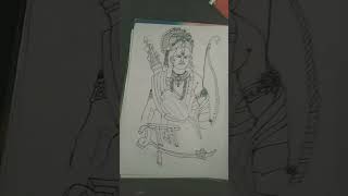 Jai shree Ram 🙏||#shriramji_#drawing_#shorts_#ytshorts