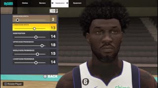 Ben Wallace face creation on NBA2K23 Next Gen