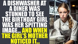 Dishwasher Was Shocked To See Birthday Girl Who Looks Just Like Her. When The Girl's Mom Notices It.