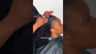 Part  4 : Feedin Braid Ponytail on 4C Natural Hair | Hair Prep #naturalhair  #gel #hairgel