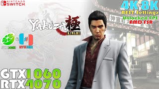 Yakuza Kiwami Switch | SUDACHI/YUZU & RYUJINX Emulator 4K & 8K Best Settings Performance Test | FSR