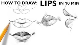 HOW TO DRAW: LIPS | Basic Steps (ENG Subtitles)