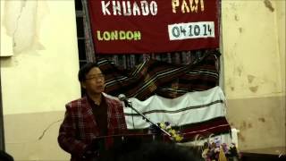 Rev. Dr. Gin Khan Khual - 2014 Khuado Pawi U.K