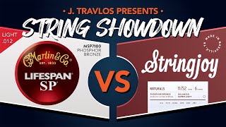 String Showdown | Stringjoy Phosphor Bronze VS Martin SP Lifespan Phosphor Bronze Acoustic Strings.