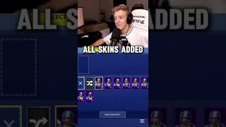 When Epic Added all skins to Tfues default only account on Fortnite🙁