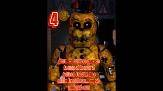 5 CURIOSIDADES DE WHITERED GOLDEN FREDDY 🐻🟡