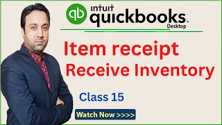 How To Make Item Receipt In Quickbooks desktop | Received Inventory