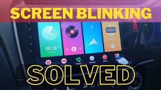 How to Fix Screen Blinking Problem of Android Car Stereo TS9, TS10 and MT8163