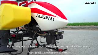 ALIGN E1 PLUS Agricultural Helicopter