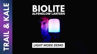 BioLite AlpenGlow Lanterns Light Mode Demonstration