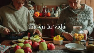 Un día en la vida en el campo - Nuevos animales, sidra de granada y cómo conservar ajos y manzanas