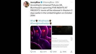 Huge FNaF Movie News!! (FNaF #shorts)