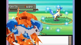 Live Shiny Ponyta after 11,754 Random Encounters! (First of the Recording!) (Repel Trick)