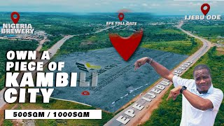 KAMBILI CITY, FLOOD FREE, FAMILY FRIENDLY COMMUNITY, 500SQM = N2.5M