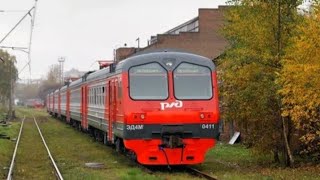 Поездка на короткой электричке ЭД4М-0411 (2). Часть 11. Trainz Simulator 2012.