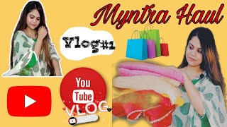 My first vlog|| today im sharing myntra haul and how to make mutton koftas|| #vlog01 #myntrahaul