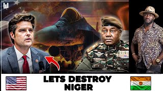 AMERICAN SENATOR MATT GAETZ THE USA SHOULD BOMB NIGER AND COME BACK BY FORCE