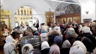 Праздник Богоявления в Храме Покрова Пресвятой Богородицы на Городне.