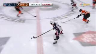 Voracek backcheck 2-on-1