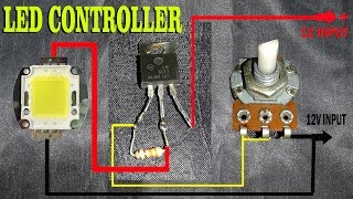 Easily make12v led light controller