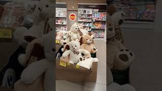 ADORABLE CUTE TEDDY 🧸 BEARS IN CARREFOUR SUPERMARKET 🙏🥰👍