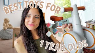 THE BEST TOYS/GIFTS FOR 1 YEAR OLDS  | walkers, bikes, montessori inspired, sensory play & more!