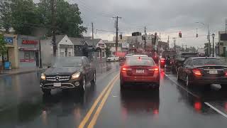 driving with rain and hail sources in new york